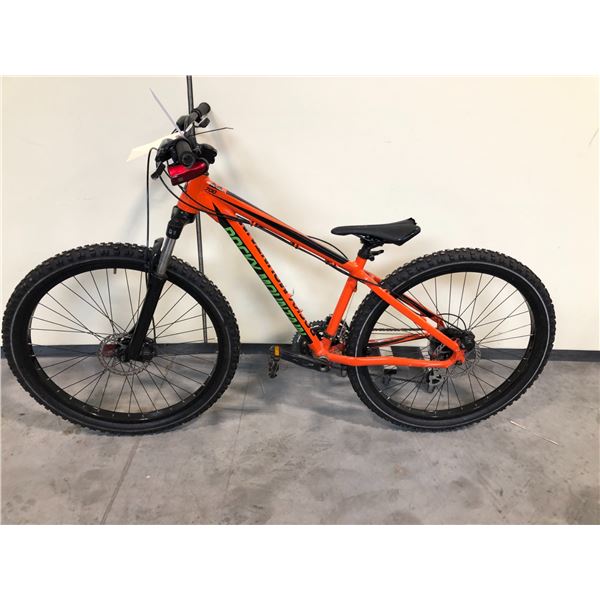 ORANGE ROCKY MOUNTAIN 700 FRONT SUSPENSION, 21 SPEED MOUNTAIN BIKE