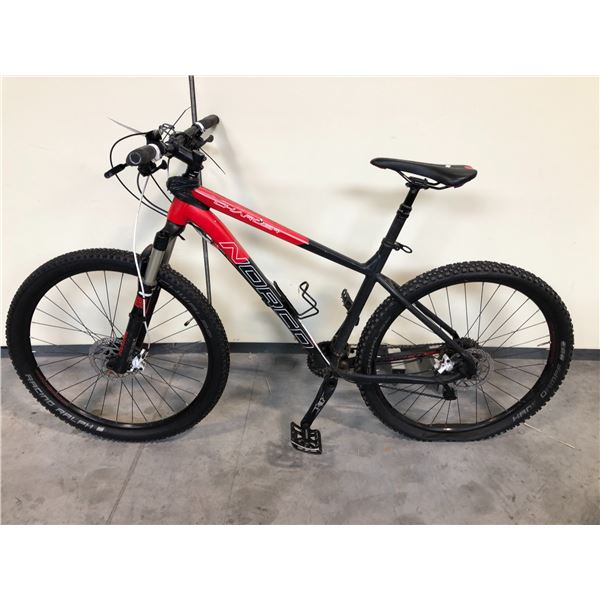 BLACK/RED NORCO CHARGER FRONT SUSPENSION 10 SPEED MOUNTAIN BIKE