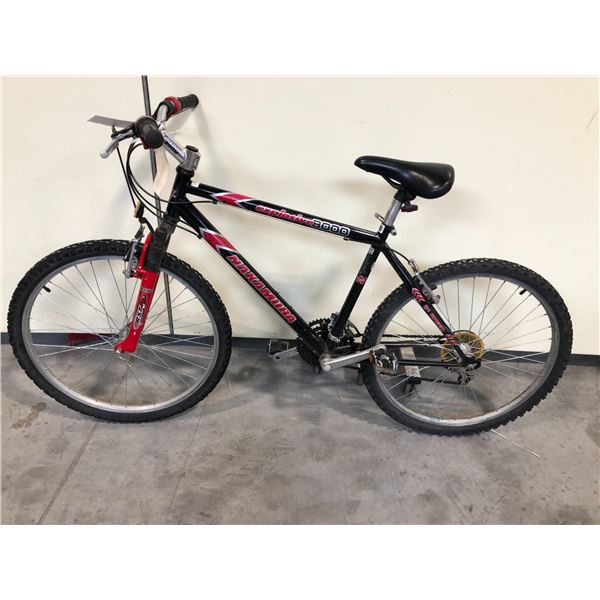 BLACK NAKAMURA EXPLOSIVE 8000 FRONT SUSPENSION 21 SPEED MOUNTAIN BIKE