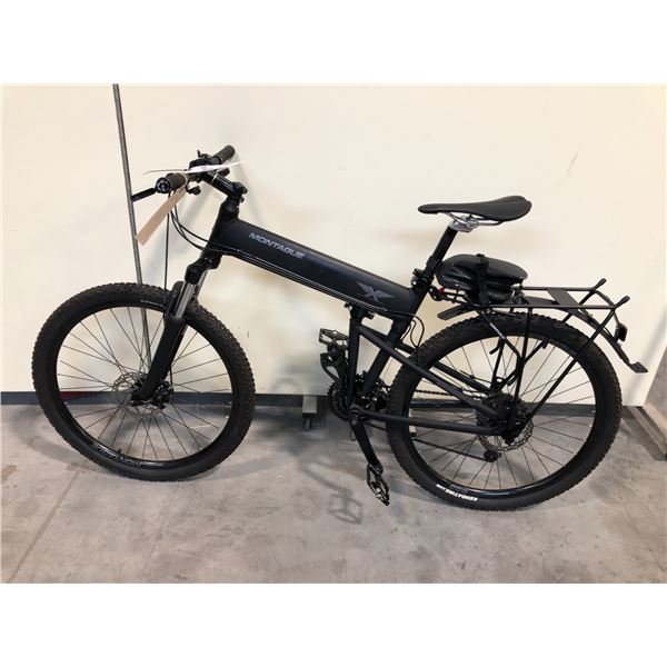 GREY MONTAGUE FRONT SUSPENSION 21 SPEED FOLDING MOUNTAIN BIKE