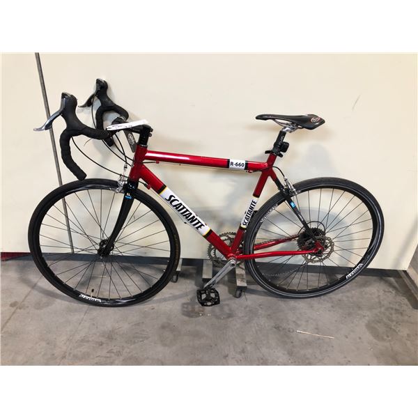 RED SCATTANTE R-660 22 SPEED ROAD BIKE