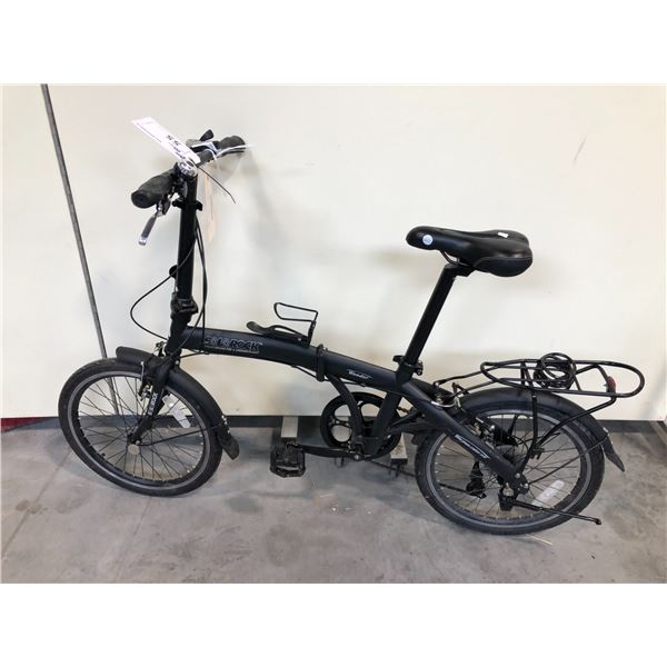 BLACK SOLO ROCK WONDER 7 SPEED FOLDING BIKE