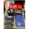 Image 1 : MASTERCRAFT 41-PC SOCKET SET WITH 20-PC SCREWDRIVER SET AND CRAFTSMAN PLASTIC LOCKABLE TOOL BOX