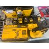 Image 3 : LOT OF ASSORTED DEWALT POWER TOOLS INCLUDING WET/DRY VACUUM, DCD710S2 DRILL/DRIVER KIT, BATTERIES,