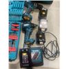 Image 3 : MAKITA TOOL BAG WITH CORDLESS IMPACT DRIVER, HAMMER DRILL, 3 BATTERIES AND CHARGER, MAKITA