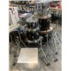 Image 3 : LARGE LOT OF SONOR DRUMS AND BOOM STANDS AND 2 SPEAKERS - MUST TAKE ALL