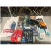 Image 1 : LOT OF MISC MENS CLOTHING, 2 GILLETTE FUSION RAZOR BLADES, 2 TOOTHBRUSHES, HENCKELS 20 PCS