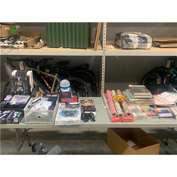 LOT OF ASSORTED KIDS ITEMS INCLUDING TERMINATOR 1/6TH SCALE COLLECTIBLE FIGURE, STAR WAR CUSTOM