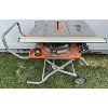 Image 1 : RIDGID TABLE SAW W/ ROLLING CART
