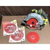 Image 1 : RYOBI BATTERY POWERED CIRCULAR SAW W/ EXTRA BLADES