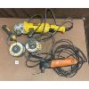 Image 1 : JOB LOT - DEWALT ANGLE GRINDER W/ DISKS & FEIN MULTIMASTER OSCILLATING CUTTING TOOL