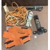 Image 1 : JOB LOT - EXTENSION CORDS, 2IN DRAW BAR AND LIFTING STRAPS