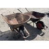 Image 2 : LOT OF 2 - METAL WHEEL BARROWS