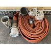 Image 1 : JOB LOT - 3 INCH COLLAPSIBLE WATER HOSE & FITTINGS