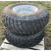 Image 1 : SET OF TITAN TURF TIRES ON RIMS - 16.9-24 - MINIMAL USE