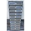 Image 1 : LARGE METAL PARTS CABINET - 29in X 19in X 52in 