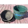 Image 1 : JOB LOT - 4 RUBBER FEED TUBS & 5 PLASTIC FEED TUBS