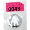 Image 1 : 1 Oz. NIUE Mint .999 Silver 2021 Kong Coin