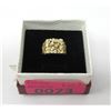 Image 2 : Estate - 10 KT Yellow Gold Unisex Ring - Size 10