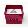 Image 2 : Green Amethyst & Diamond Solitaire Ring