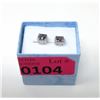 Image 2 : New 2 CT Mystic Topaz & Diamond Earrings