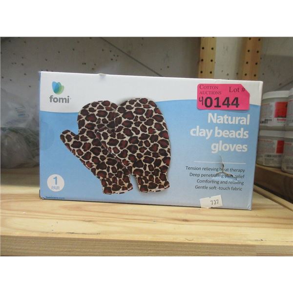 4 New Pairs Fomi Natural Clay Bead Gloves