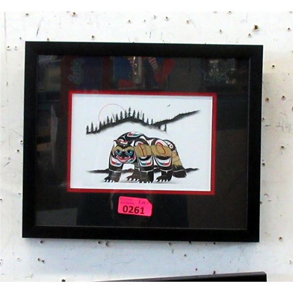 Richard Shorty Framed Print - Wolverine