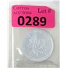 Image 1 : 1 Oz. .9999 Silver 2004 Canadian Maple Leaf Coin