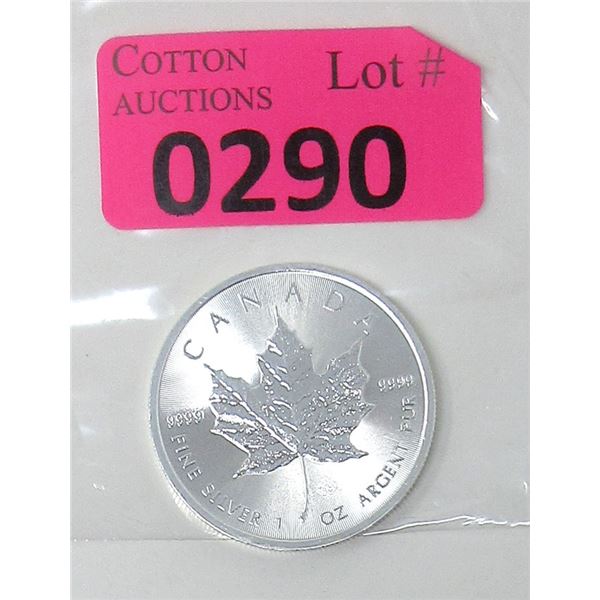 1 Oz. .9999 Silver 2014 Canadian Maple Leaf Coin