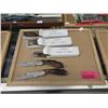 Image 1 : 5 New Wood Handled Pocket Knives - 2" blades