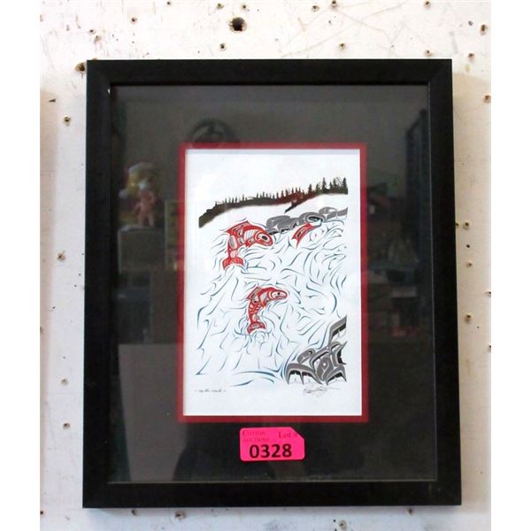Richard Shorty Framed Print - Up the Creek