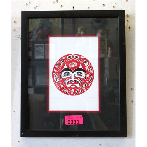 Richard Shorty Framed Print - Power Sun Design
