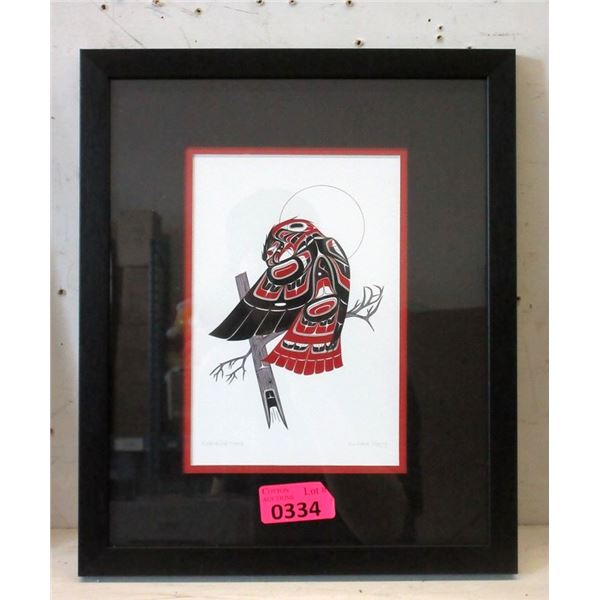 Richard Shorty Framed Print - Red Tail Hawk