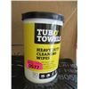 Image 1 : 6 Tub O' Towels Heavy Duty Wipes - 90 per tub