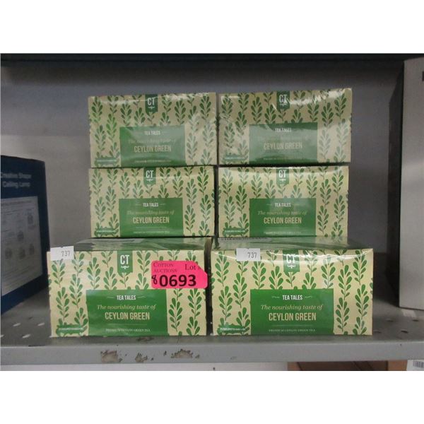 8 Boxes of CT Tea Tales - Ceylon Green