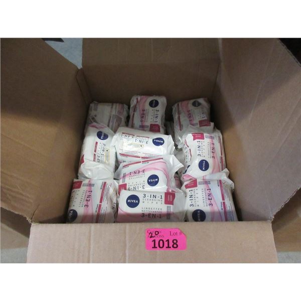 20 Packages of Nivea Cleansing Wipes