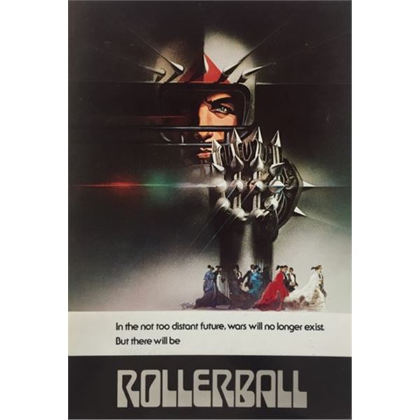 Rollerball (1975) Jonathan E (James Caan) Signed Program