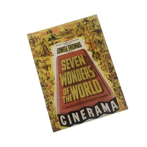 Seven Wonders of the World (1956) Original Premiere Book
