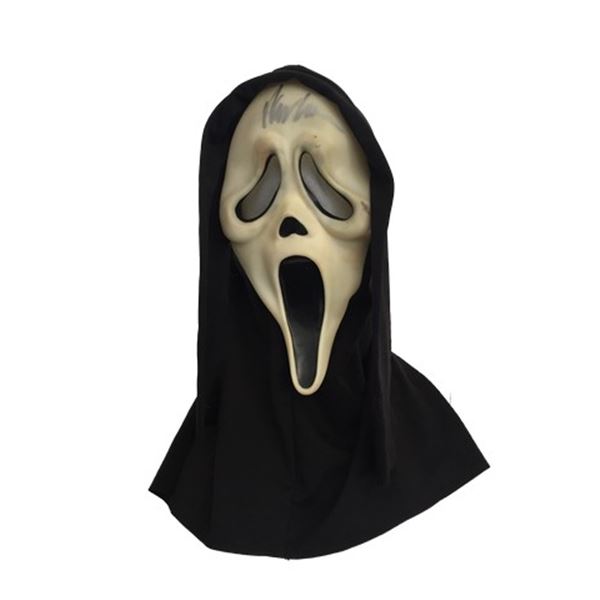 Scream 4 Wes Craven Signed Ghostface Mask Movie Props