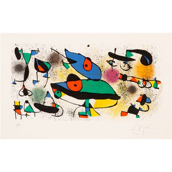 Joan Miró Sculptures II, 1974. Lithograph