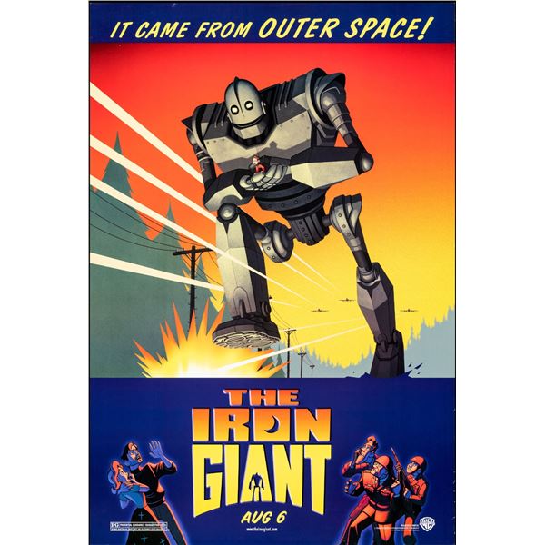 The Iron Giant (Warner Bros., 1999) poster.