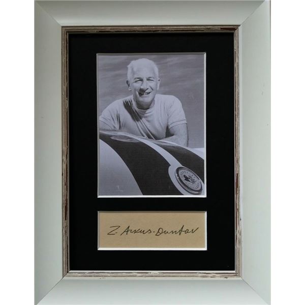 Zora arkus-duntov signature (1909-1996).