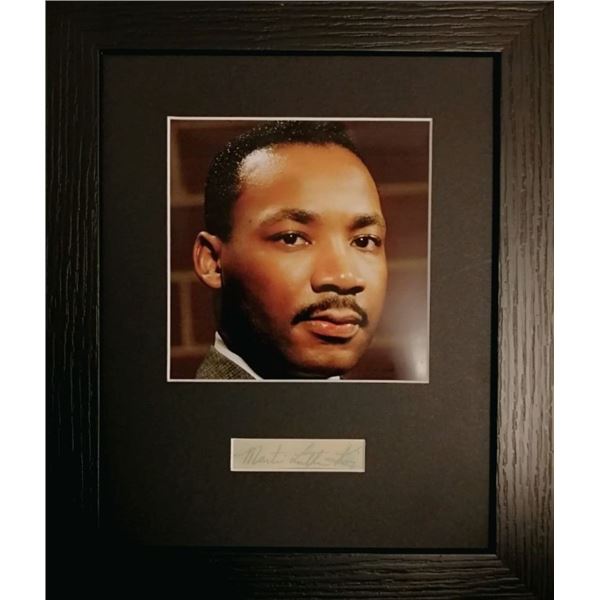 Martin Luther King signature (1929-1968).