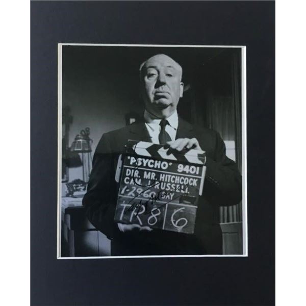 Alfred Hitchcock signed photograph.