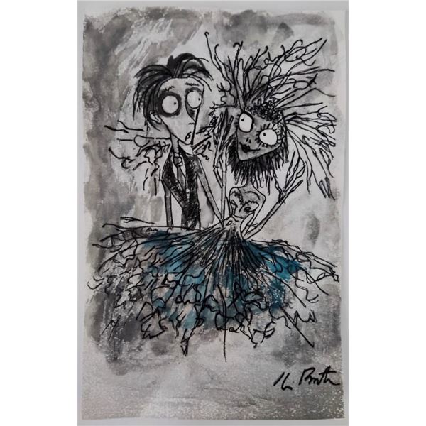 Tim Burton Nightmare before christmas drawing