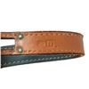 Image 7 : Hermes Blue Leather Kelly Bracelet