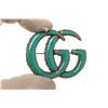 Image 2 : Gucci Green GG Brooch