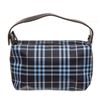 Image 1 : Burberry Blue Canvas Small Shoulder Bag