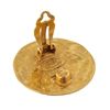 Image 3 : Chanel Gold CC Logo Round Earring