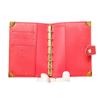 Image 7 : Louis Vuitton Red Leather Agenda PM Wallet